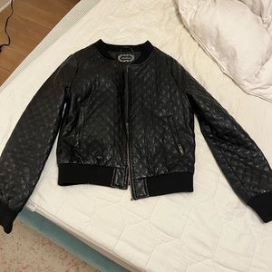Black Bomber Jacket size Large